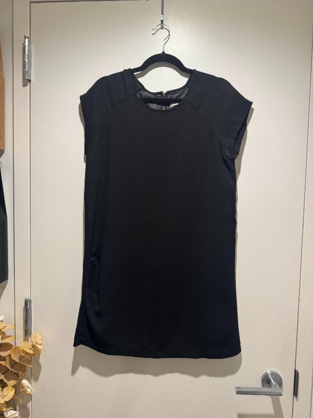 LIke new-  all black midi dress